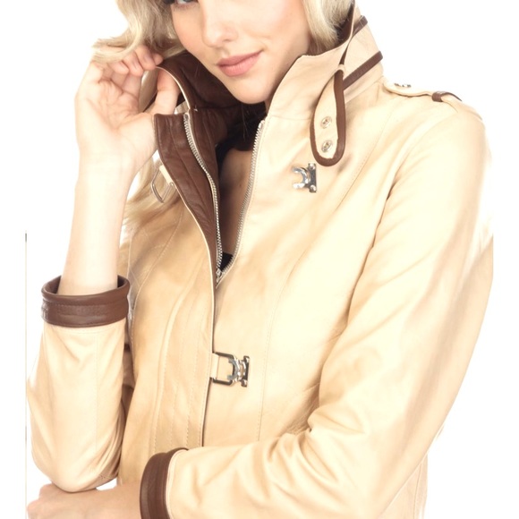 M&R Leather Jacket Michelle-225 - Picture 1 of 15